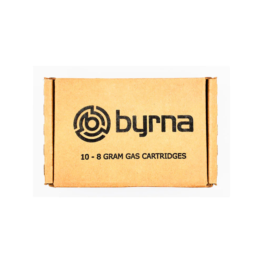 BYRNA 8 GRAM CO2 CARTRIDGES + OILER CARTRIDGE (10 COUNT) – SD